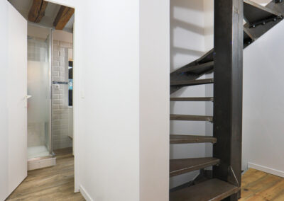 Création d'une cloison pour escalier maison meaux 77
